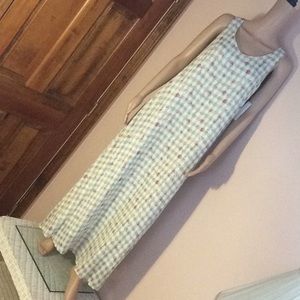 Maxi Dress Jumper Country Prairie Floral Vintage